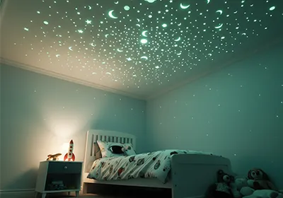 Светонакопительные пленки в интерьере