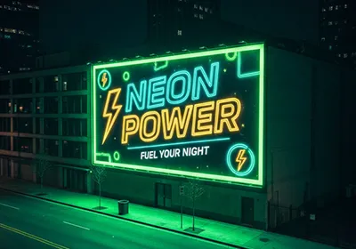 Светонакопительные пленки в рекламе