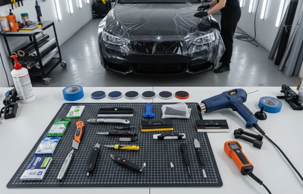 Топ-5 инструментов для оклейщика: обзор ракелей, ножей и пирометров