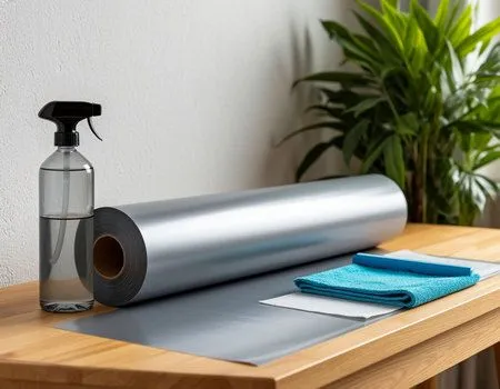 Мокрый монтаж самоклеящейся пленки